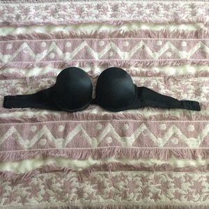 Black Strap less bra